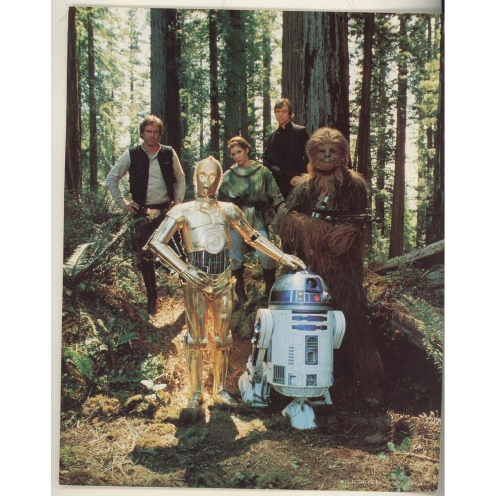 1983 Star Wars Return Of The Jedi 8x10 Photo Lucasfilm Fan Club Lot of 5